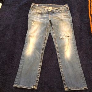 True religion crop jeans